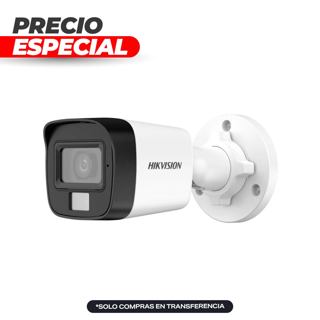 Cámara Bullet TVI 3K Smart Dual Light IR20m DS-2CE16K0T-EXLPF 2.8mm Hikvision